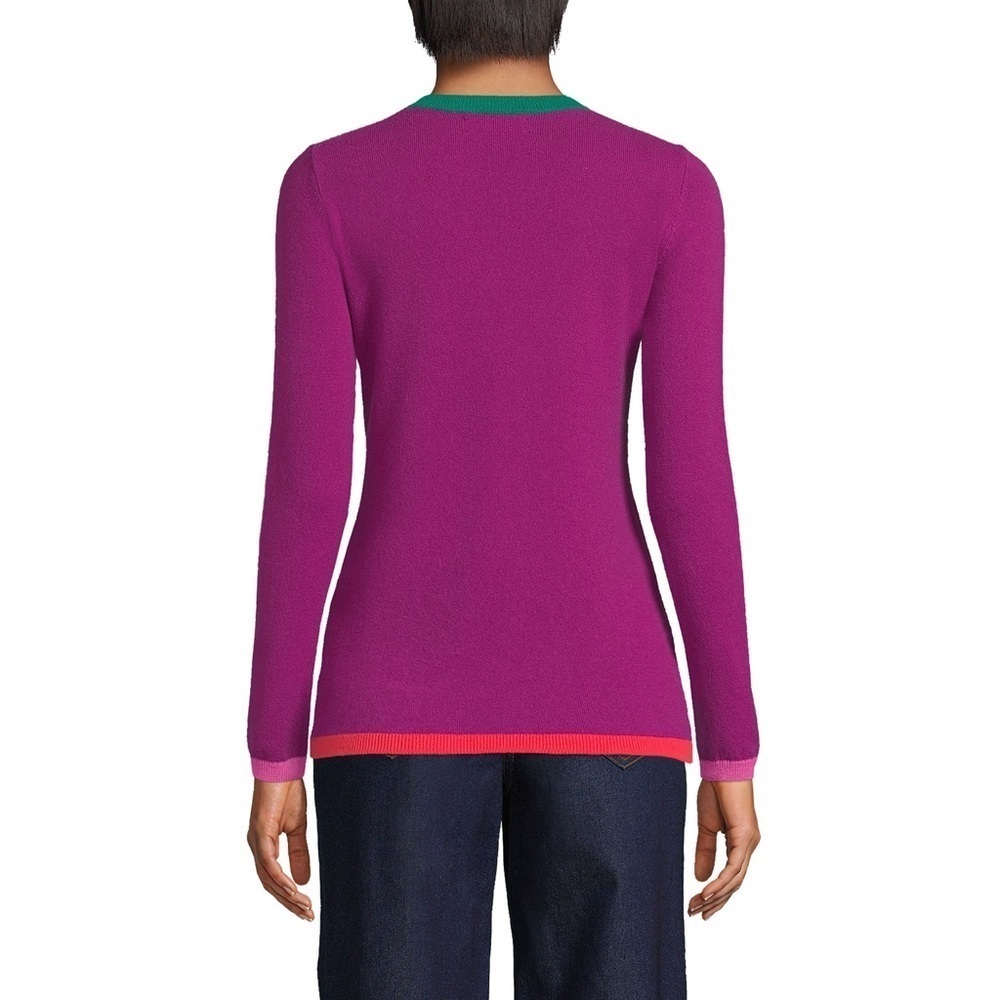 NWT LANDS END Women's Cashmere Sweater - Picture 2 of 6